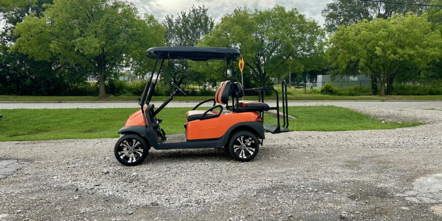 2010 Club Car Precedent DC Electric – Orange